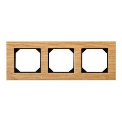 Изображение товара Рамка 3-постовая Liregus Epsilon дуб 28-222