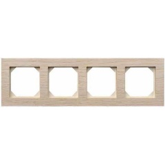 Изображение товара Рамка 4-постовая Liregus Epsilon дуб беленный 28-2244
