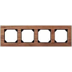 Изображение товара Рамка 4-постовая Liregus Epsilon орех 28-2254