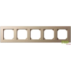 Изображение товара Рамка 5-постовая Liregus Epsilon шампань 28-3225