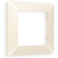 Изображение товара Рамка AMBRELLA VOLT AF110301 бежевый термопластик 1 пост