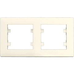 Изображение товара Рамка Makel 2-м Karea RIZZ крем, 88010702