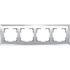 Изображение товара Рамка на 4 поста Werkel Diamant зеркальная стильное решение для интерьера