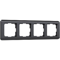 Изображение товара Рамка на 4 поста Werkel Stream графит W0042104 4690389162350