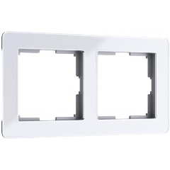 Изображение товара Рамка Werkel Acrylic на 2 поста белый W0022701 4690389184840