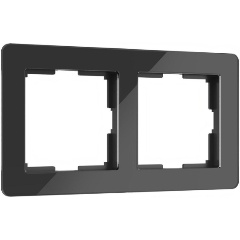 Изображение товара Рамка Werkel Acrylic на 2 поста черный W0022708 4690389184857