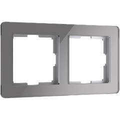 Изображение товара Рамка Werkel Acrylic на 2 поста графит W0022704 4690389184864