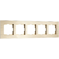 Изображение товара Рамка Werkel AluMax на 5 постов шампань W0053511 4690389214363