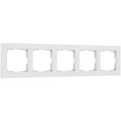 Изображение товара Рамка Werkel Hammer на 5 постов белый W0052401 4690389163531