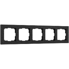 Изображение товара Рамка Werkel Hammer на 5 постов черный W0052408 4690389163579