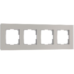 Изображение товара Рамка Werkel Senso на 4 поста дымчатый W0043117 4690389206467