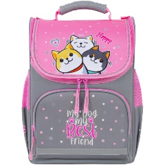 Изображение товара Ранец ПИФАГОР 272050 BASIC 1 отделение 3 кармана эргономичныйичная спинка Best team 35х28х18 см