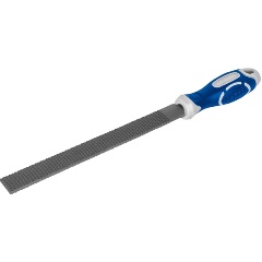 Изображение товара Рашпиль плоский КОБАЛЬТ двухкомпонентная рукоятка, № 2, 200 мм, подвес (247-781)