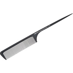 Изображение товара Расческа Harizma с хвостиком (карбон), 24см