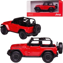Изображение товара Машина металлическая RASTAR 59000R JEEP Wrangler Rubicon красный 1:43