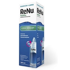 Изображение товара Раствор для контактных линз Bausch&Lomb ReNu Multiplus, 360 мл.