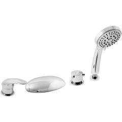 Изображение товара Смеситель RAV SLEZAK DUNAJ D470.5P каскадный для ванны с душем из латуни