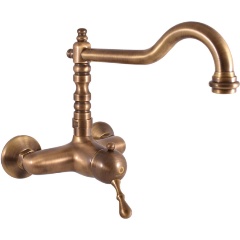 Изображение товара Смеситель для кухни RAV SLEZAK L402.5/28SM LABE настенный, ЦВЕТ БРОНЗА