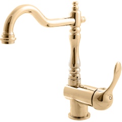 Изображение товара Смеситель для кухни RAV SLEZAK Labe L008.5/8Z с поворотным изливом золото