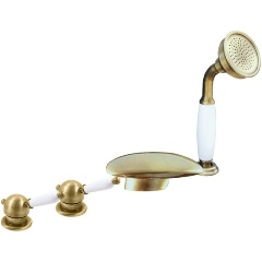 Изображение товара Смеситель RAV SLEZAK Labe L570.5PSM, на 4-е отверстия, переключатель керамический бронза