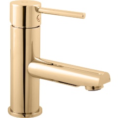 Изображение товара Смеситель для раковины RAV SLEZAK Seina SE926.5Z золотой с керамическим картриджем