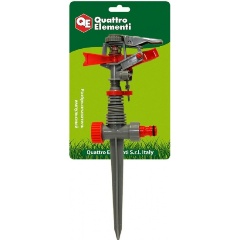 Изображение товара Разбрызгиватель импульсный QUATTRO ELEMENTI пластик, радиус до 12 метров