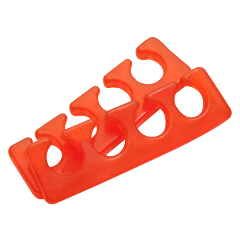 Изображение товара Разделитель для пальцев ног PLANET NAILS силиконовый, 1 пара, красный