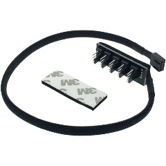 Изображение товара Разветвитель питания Espada для подключения кулеров 4pin - 5x4 pin