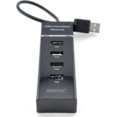 Изображение товара Разветвитель USB 2.0 Behpex BPH-920 4порт. черный