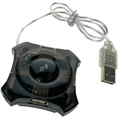 Изображение товара Разветвитель USB 2.0 Espada Eh420, 4 порта, черный