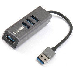 Изображение товара Разветвитель USB 3.0 Gembird UHB-C454 4порта черный (UHB-C454)