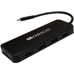 Изображение товара Разветвитель USB 3.0 Origo OU3390SNPD 4порт. Черный