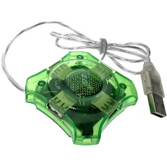 Изображение товара Разветвитель USB Espada Eh420, зеленый