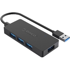 Изображение товара Разветвитель USB Orico HS4U-U3, черный