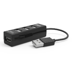Изображение товара Разветвитель USB RITMIX CR-2402 Black (15119265)
