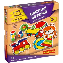 Изображение товара Настольная игра BONDIBON ВВ4331 Играй Думай Учись. Цветная лотерея