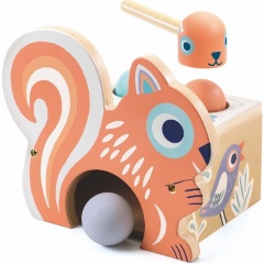 Изображение товара Развивающая игрушка DJECO 06124 Забивалка Белочка