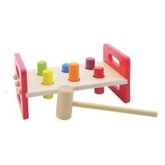 Изображение товара Игра-стучалка MAPACHA 76687 с деревянным молоточком для развития моторики