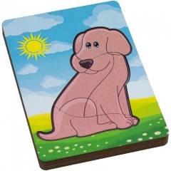 Изображение товара Развивающая игрушка PAREMO PE720-12 Вкладыш Собачка