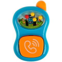 Изображение товара Погремушка УМКА ZY1135161-STR телефончик Синий Трактор