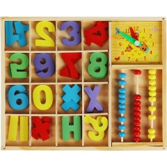 Изображение товара Обучающая игрушка Буратино 1055-CATS Три Кота счетный материал с часами