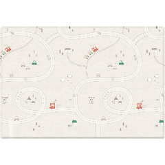 Изображение товара Детский развивающий коврик Parklon PS-932-AT LaPure Soft Машинки 190x130 см