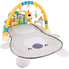 Изображение товара Развивающий коврик VELD CO 135560 Медвежонок свет, звук желтый 3 в 1