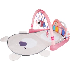 Изображение товара Развивающий коврик VELD CO 135561 Медвежонок свет, звук розовый
