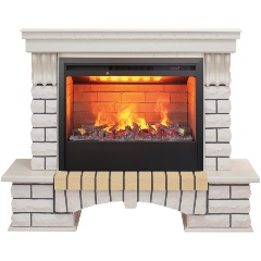 Изображение товара Электрокамин RealFlame Country 26 WT с очагом 3D Helios 26