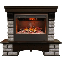 Изображение товара Электрокамин RealFlame Country Rock 26 с очагом 3D Helios 26