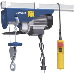 Изображение товара Тельфер электрический REDBO EH-250/500 (500Вт., 250кг., трос 12м., 3мм.)