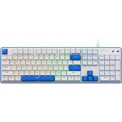 Изображение товара Клавиатура REDRAGON Faye Pro RU, RGB, белый-синий (72257)