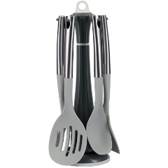 Изображение товара Набор кухонных принадлежностей REGENT INOX Linea CUCINA 6 предметов, на подставке (74-100)