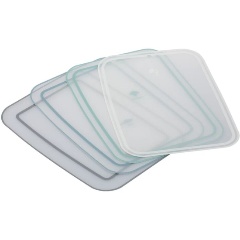 Изображение товара Набор разделочных досок REGENT INOX Linea PRESTO 4 предмета, 28х20.5 см, полипропилен (74-213)